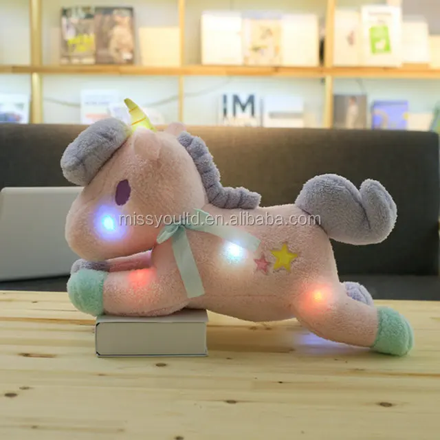 Jouet En Peluche Licorne Lumineuse 55cm Led Livraison Gratuite Depuis La Chine Motif Animal En Peluche Avec Eclairage Led Electronique Pour Bebe Buy Led Licorne Jouet En Peluche Licorne Jouet En Peluche Jouet Electrique Product On Alibaba Com
