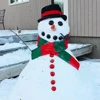 Best Selling Christmas Products in Europe Outdoor Gift Snowman Set Nose Eyes Good Retail Items