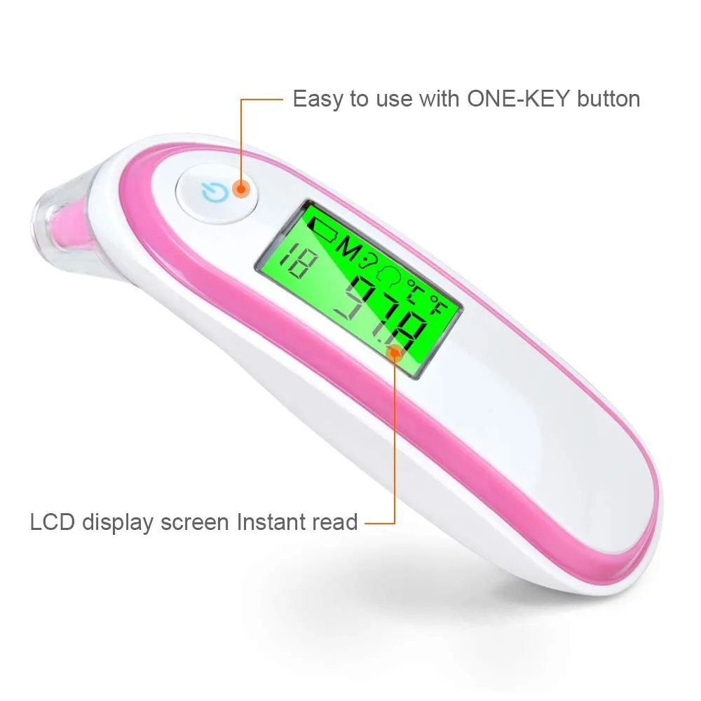 Ready to Ship FDA Approved Non Contact Forehead and Ear Baby Infrared Thermometer for Kids and Adult - KingCare | KingCare.net
