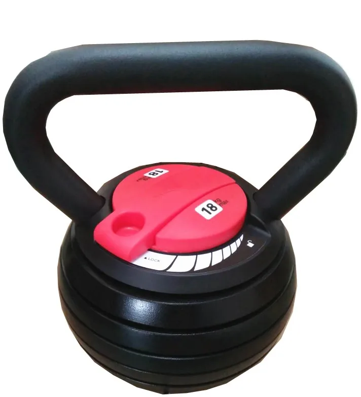Kettlebell Adjustable Cast Iron With Removable Plates 40 Lbs/18kg 20lbs