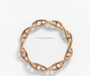 2018 Top Fashion DNA 14K Gold Stainless Steel Spin Rings