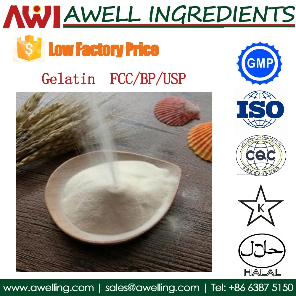 Factory Supply Food Grade Gelling Agent Gelatin Cas 9000708 Buy