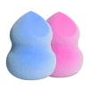 Fluffy Gourd shape Micro fiber microfibre Flocked Fuzzy Beauty Cosmetic Puff velvet makeup sponge