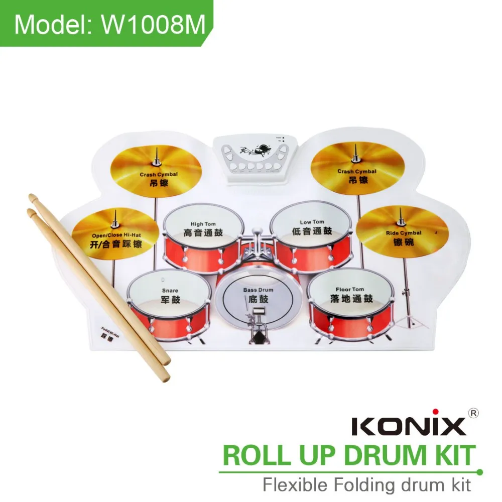 Usb Digital Roll Up Drum Kit Pad For Free Play Or Learning Game Buy
