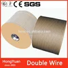 size 5/16" 58000 loops/roll double loop wire o binding, double loop wire in spool, double loop wire ring