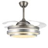 56W led ceiling fixture fan with hidden acrylic blades modern lighting
