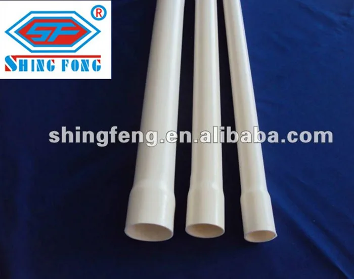 Philippines 20mm Pvc Electrical Conduit Pipe Cable Conduit With One End