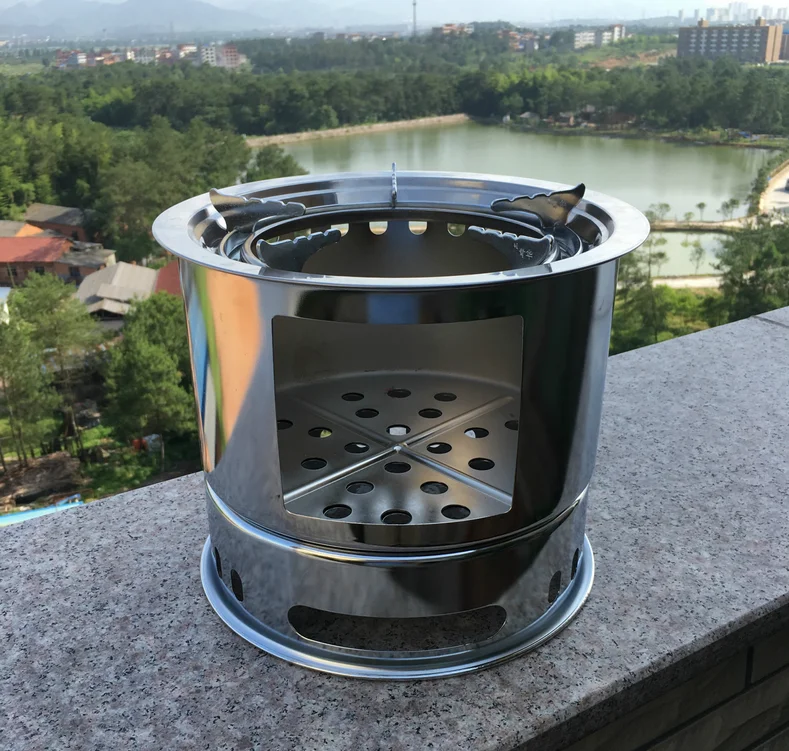 Outdoor Picnic Foldable Pocket Camping Pellet Hurricane Lamp Wood Stove Buy Wood Burning