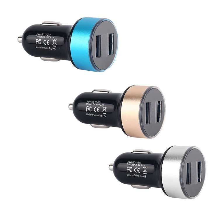 Best Quality Dual 2 Port Usb Car Charger with LED Display