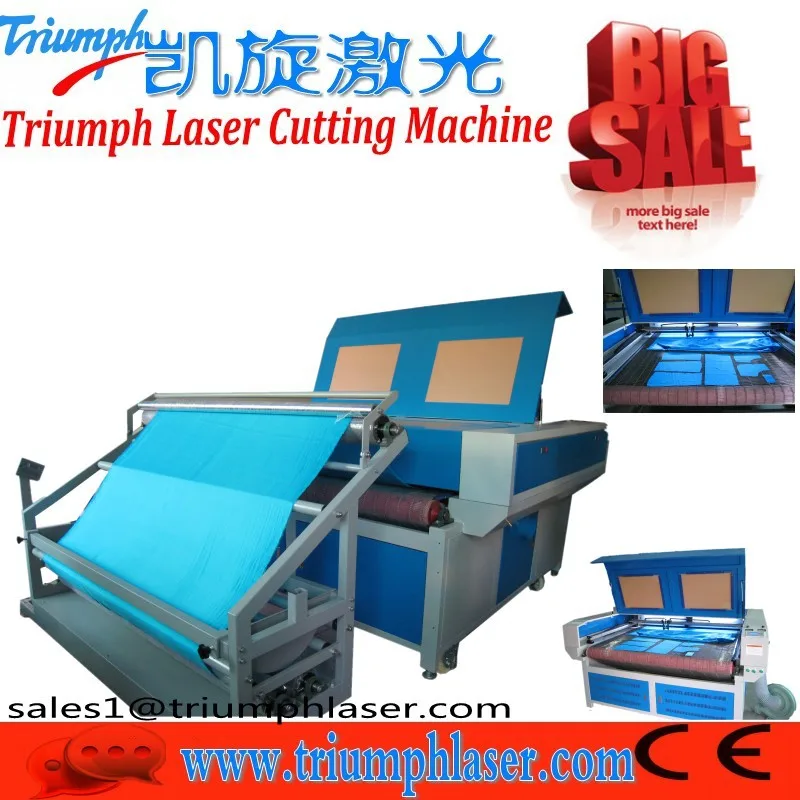 Upholstery Leather Laser Fabric Cutting Machine Automatic Loading And