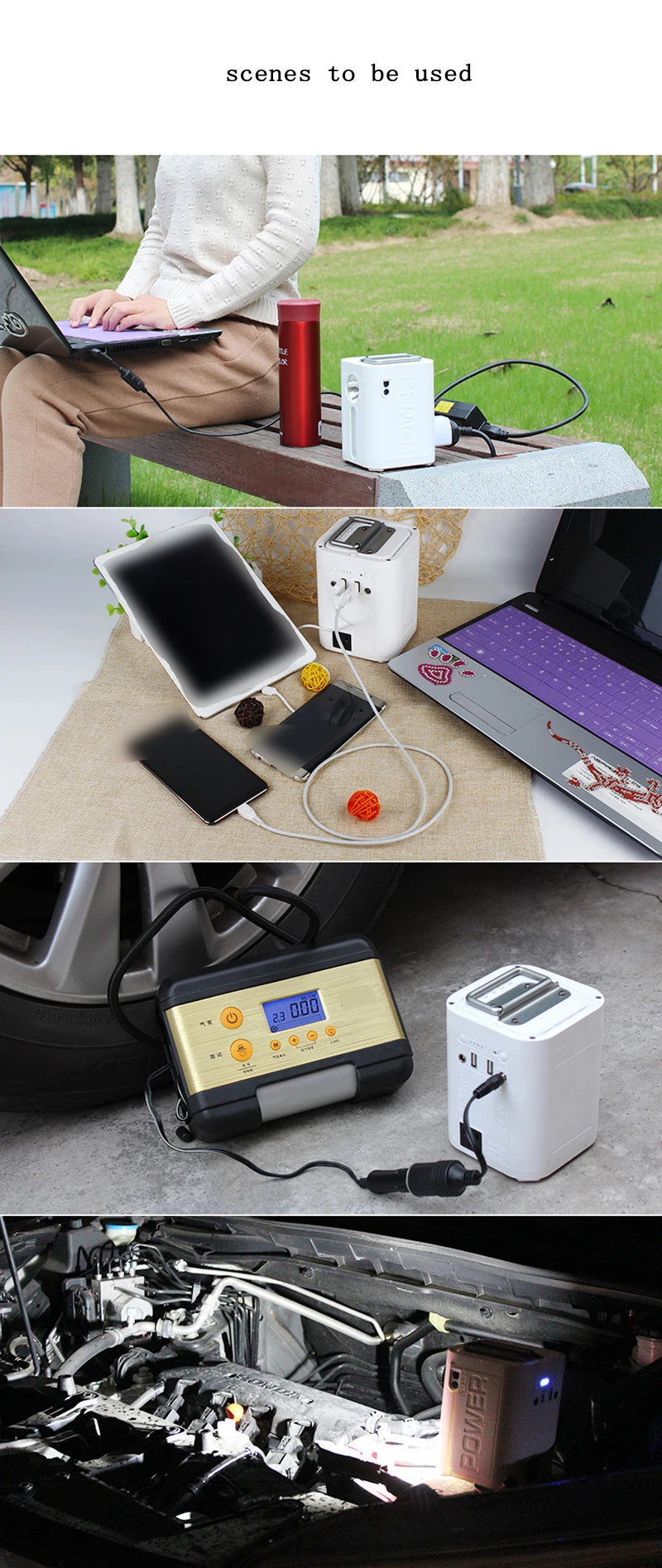 New 99wh emergency solar car battery charger power bank - ANKUX.COM