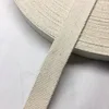 1.8mm thickness off white color 100% eco-friendly cotton webbing