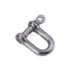 Galvanize Carabiner Wholesale Steel Electric Galvanized European Type Dee Drop Forged D Shackle Quick Hardware Manufacture