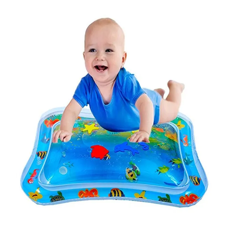 Activity Play Center 28 X20 2019 Updated Inflatable Tummy Time Premium Water Mat for Children Inflatable Baby Fun Inflatable Playmat 