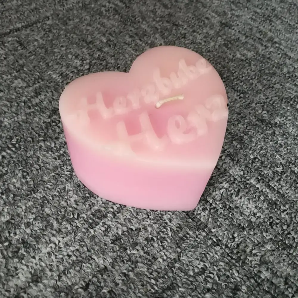 Heart Shape Romantic Gift Valentine's day decorative pillar candles