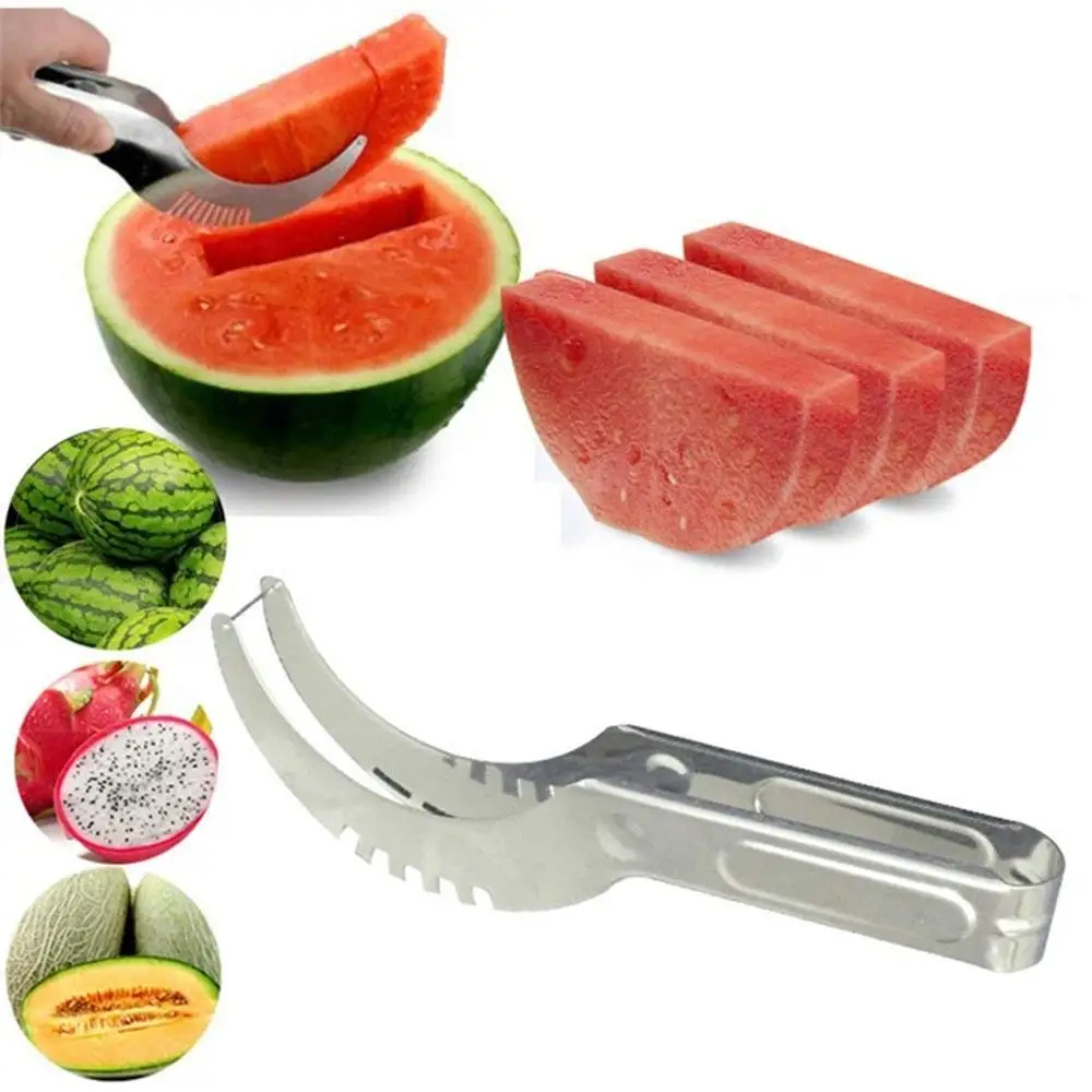 Watermelon Cutter Knife Cucumis Melon Cutter Chopper Fruit Salad Cucumber Vegetable Fruit Slicers Kitchen Cooking Tools Gadgets