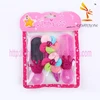 Princess make up mirror plastic comb decorative hair comb for kids