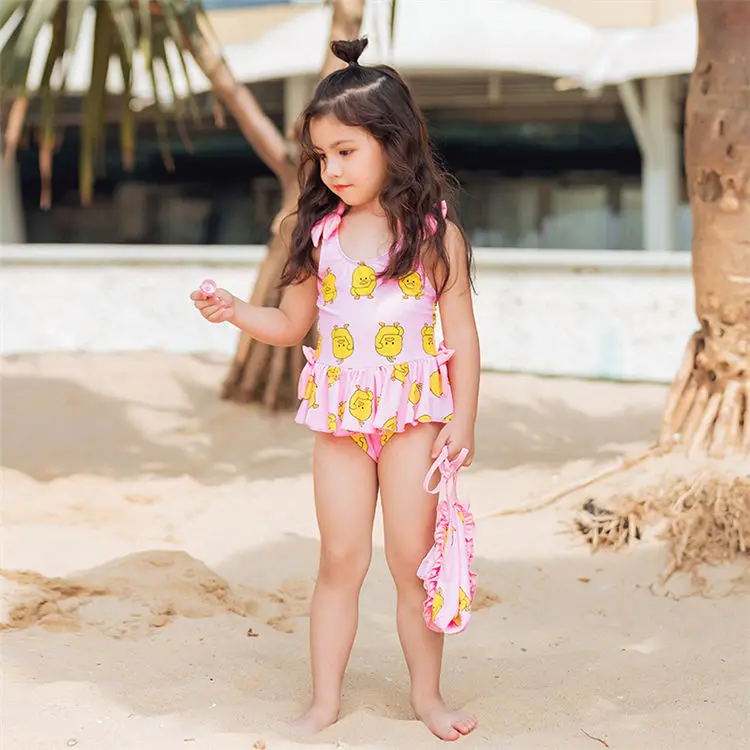 Baby Toddler Girl Swimsuit Unicorn Tutu Skirt Swimwear One Piece Princess S...