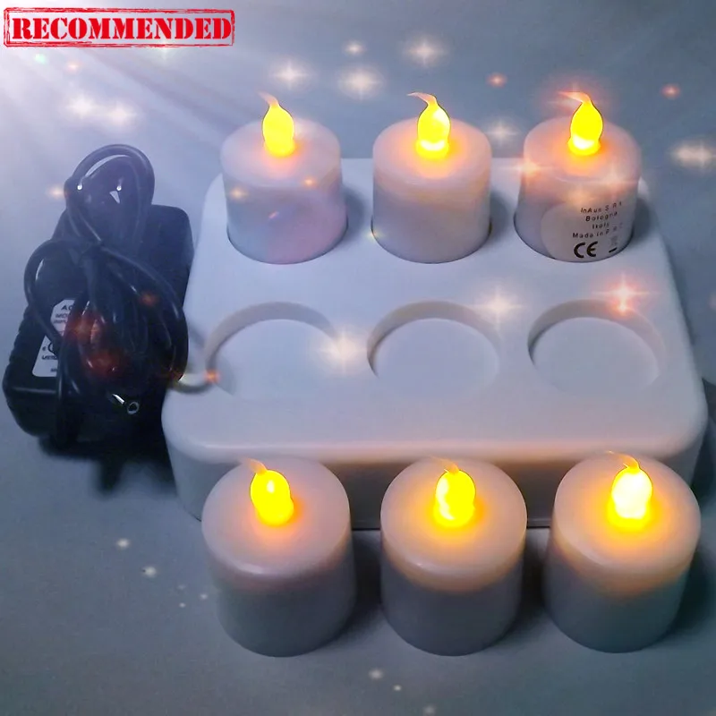 Wholesale Mini Battery Operated Flickering Flameless Electric Led Tea