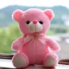 HI LED flash light stuffed teddy bear custom teddy bear for Valentine's Day and lovers