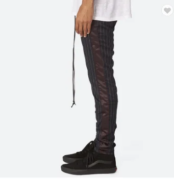 pinstripe track pants