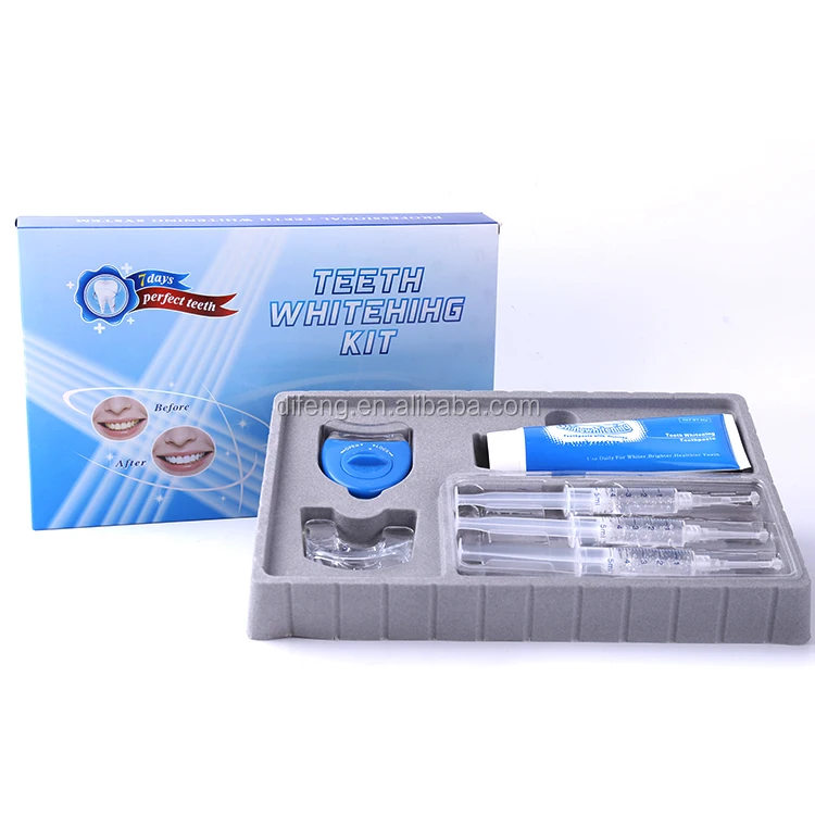 Best effect dental teeth whitening kit peroxide bleaching system oral gel