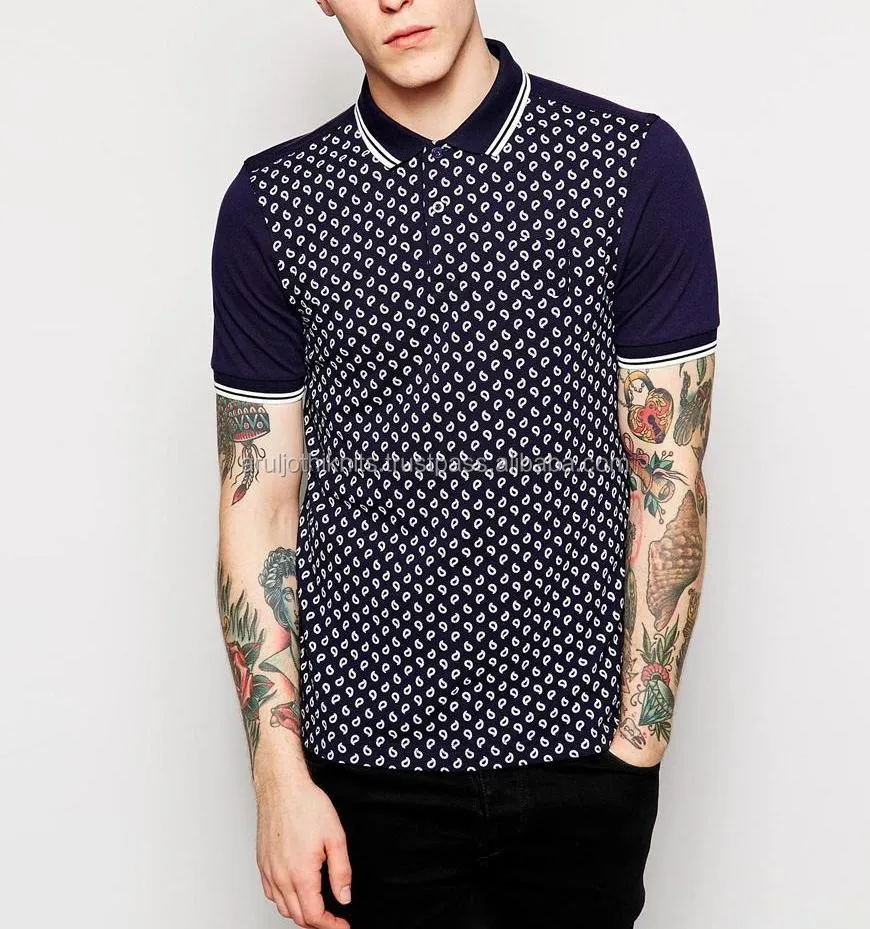 printed polo t shirts