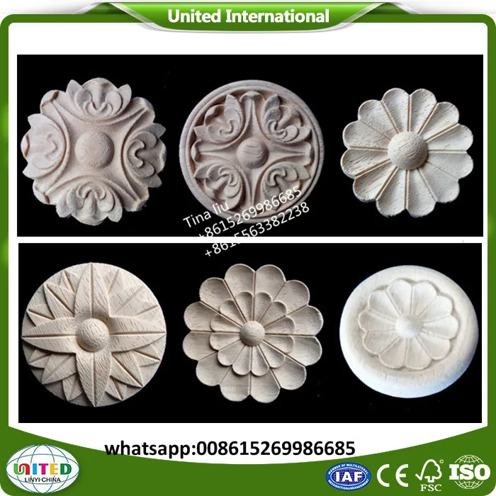 hand carved carving rosettes