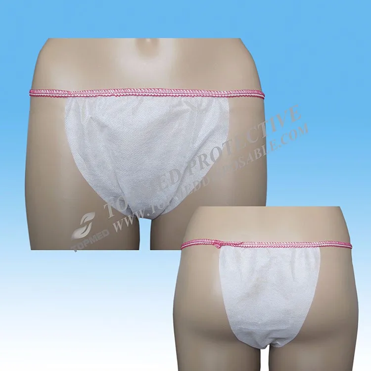 Disposable Paper Massage Pants Underwear For Spa Travel Hotel Hospital