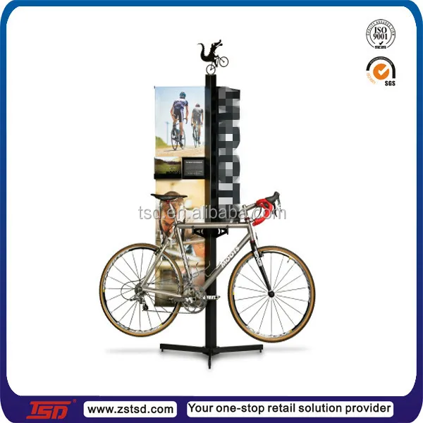 Store Pos Metal Electric Bike Display Stand Mountain Bicycle Display