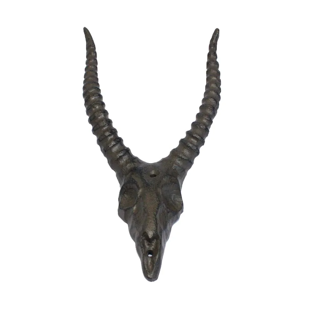 New design antique metal goat head for wall decor.jpg