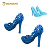 Customized Multicolor High-heeled Shoes Model 3D Rapid Prototype Transparent 3d Printing Service, Sla 3d Printer