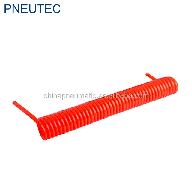 5/10 Polyurethane Pipe hose Coiled Spiral PU Air Pneumatic Tube workshop Garage 