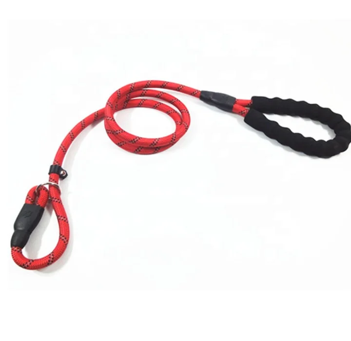 Reflective P Chain Rope Adjustable Dog Leash And Collar With