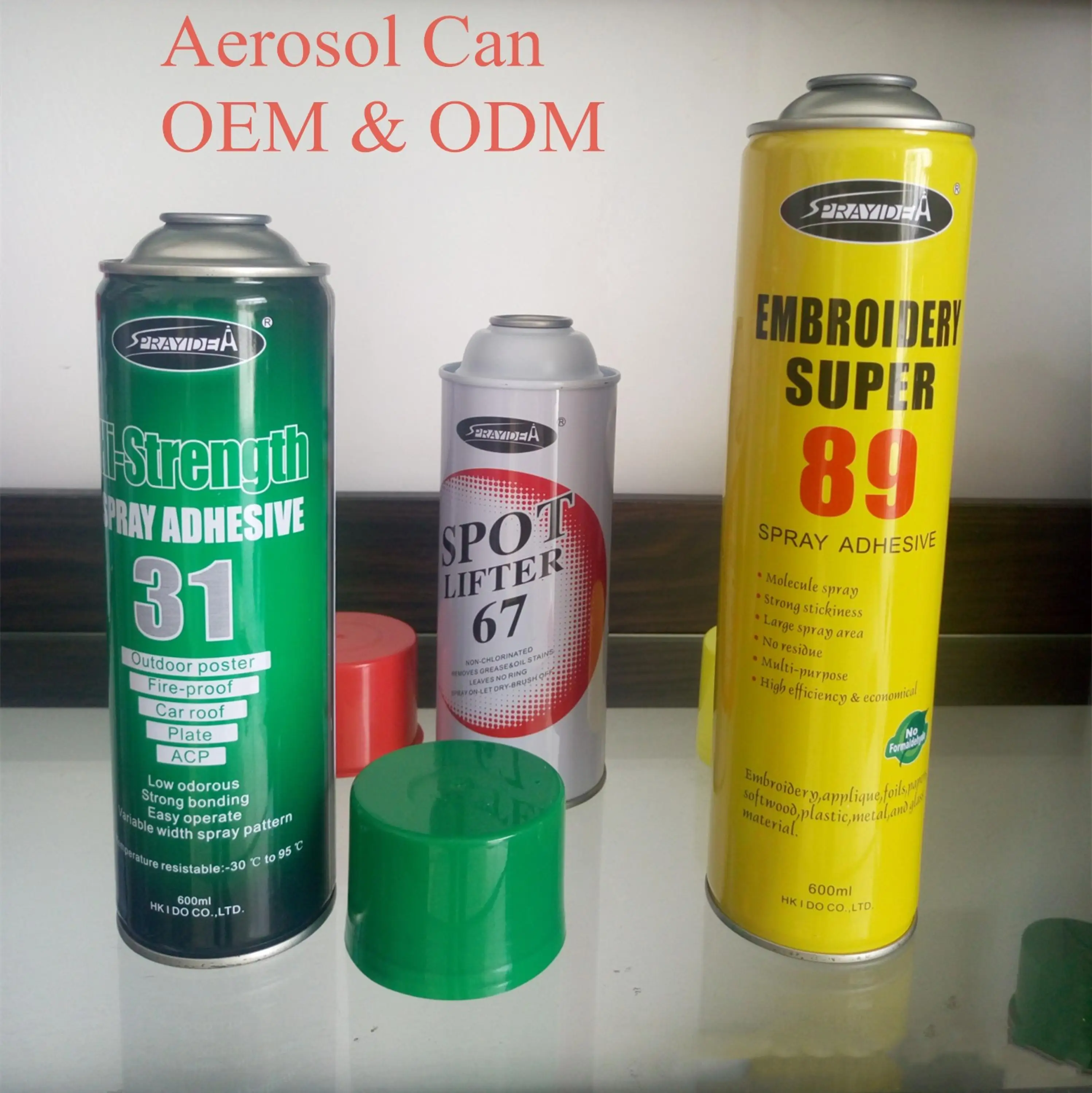 Private Labeling Empty Aerosol Spray Paint Cans Full Set Manufacturer