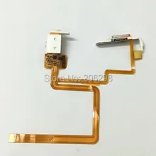 White Headphone Audio Jack Headset Socket Flex Ribbon Cable Hold Switch for iPod 5th Gen Video