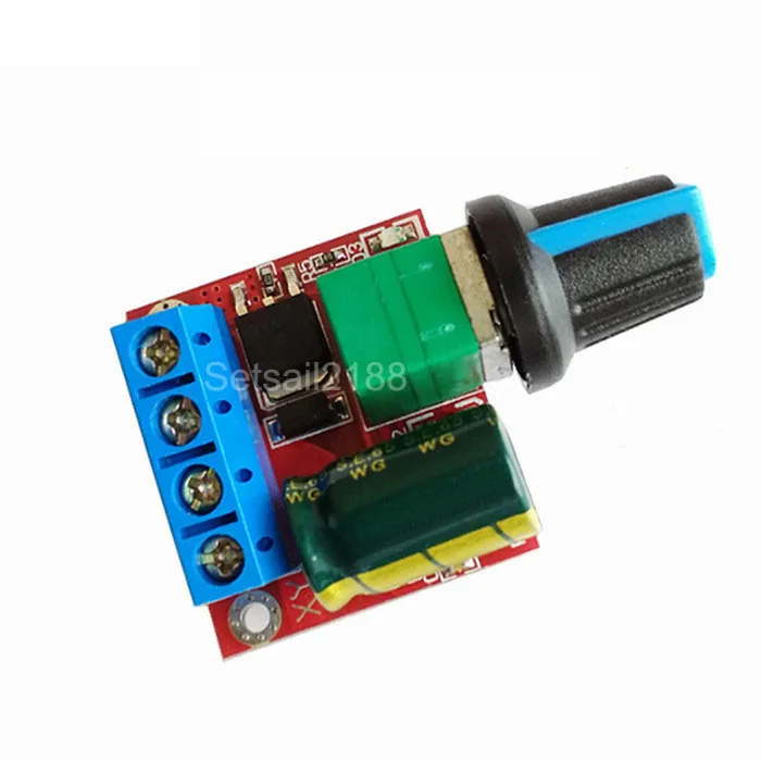 5A 90W Mini PWM DC Motor Speed control Controller switch Module LED Dimmer 6V 12V 24V 4.5V-35V