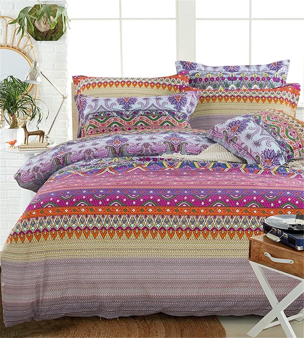 Buy Newrara Home Textile Boho Bedding Set Bohemian Bedding Bohemian ...