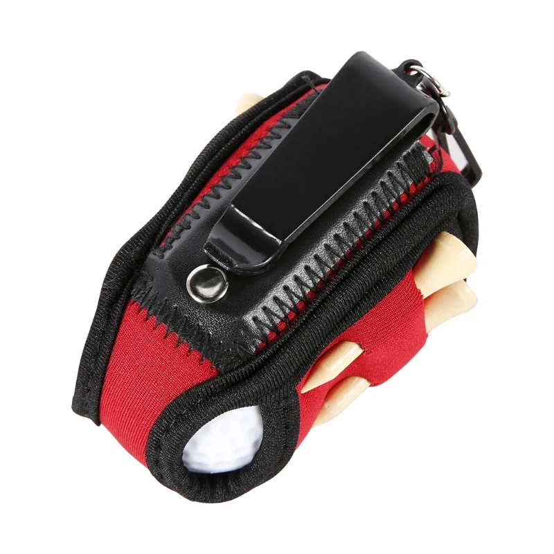 Neoprene Mini carry Pouch Belt Clip Golf Ball tag Holder waist storage Bag designer (3)