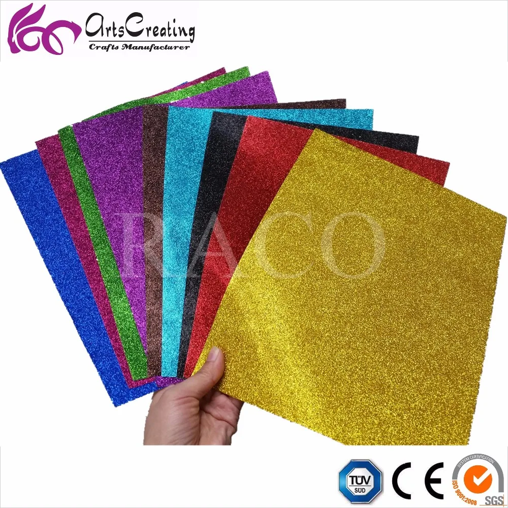 Glitter Colour A4 Art Paper Glitter Paperboard,Glitter Paper For ...
