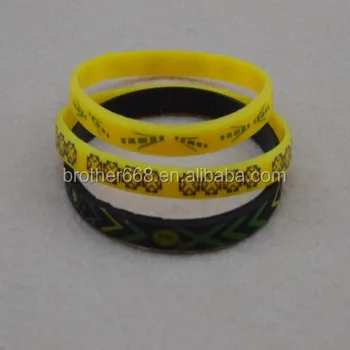 Beautiful Full Imprint Silicone Bracelet 1 8inch Thin Beautiful Full Imprint Silicone Bracelet 1 8inch Thin Wristbands Rubber Bracelets