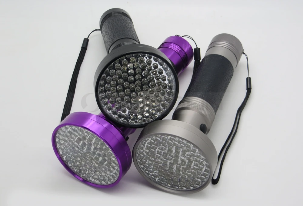 Black Light UV Flashlight 100 LED Pet Dog Cat Urine Detector Light Flashlight for Pet Urine Stains