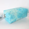Customized wholesale small printed canvas men's shaving wash cosmetic tie dye toiletry bag for travel