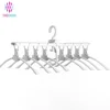 New design 8-in-1 magic plastic clothes hanger for saving space