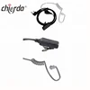 Heavy Duty Transparent Airtube two-way radio earpiece Headset with VOX function