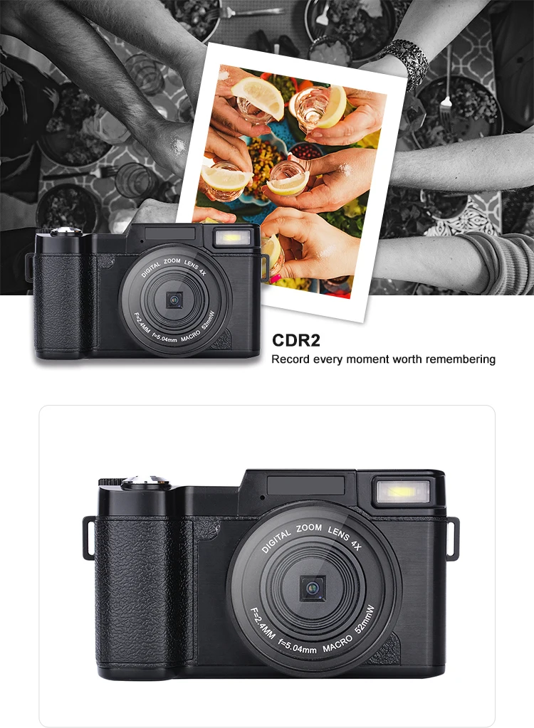 3 Inch Retro Camera Video + Camera Fotografica Photo Camera Professional