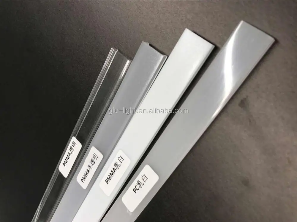 Aluminum led Profile For Led Light Bar, surface mounted linear alu led profile