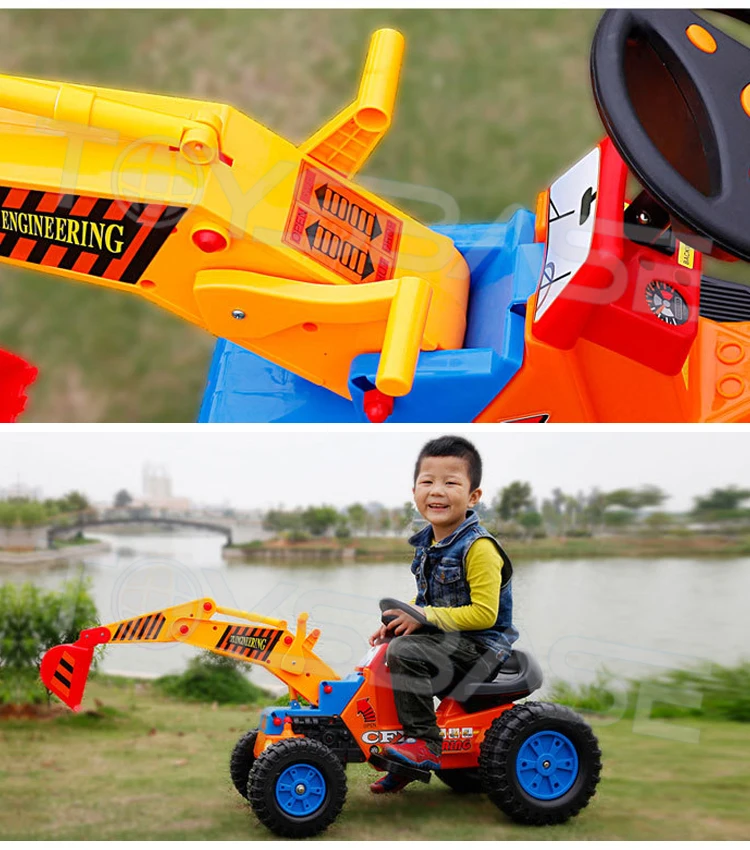 Children Electric Excavator Toy Kids Excavator Ride On Toy Buy