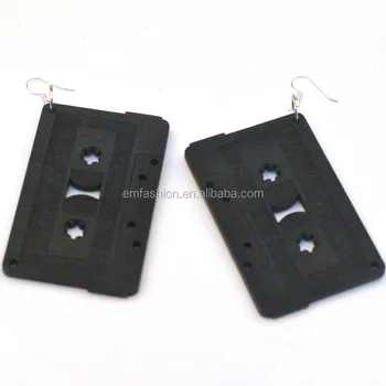 Size Hip Hop Customized Good Wood Cette Tape Earring Size Hip Hop Customized Good Wood Cette Tape Earring