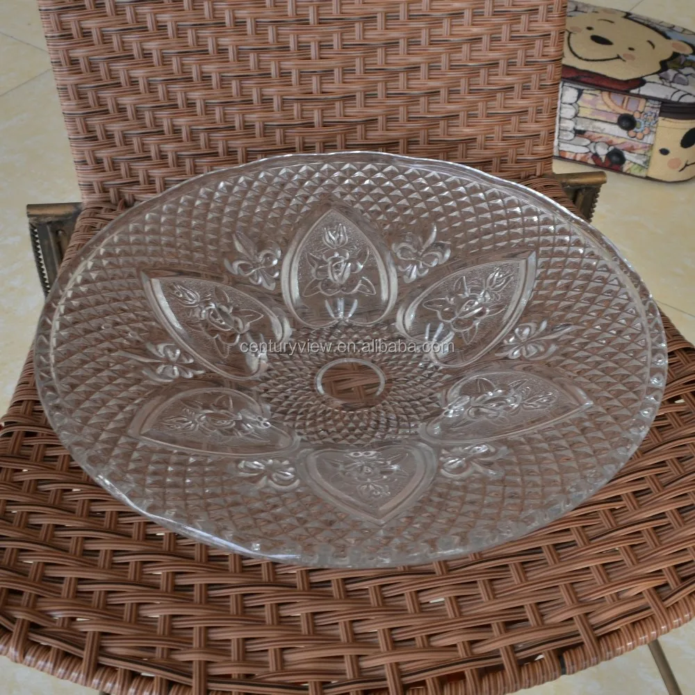 6" 8" 10" Wholesale Clear Glass Dessert Plates Dishes Buy Clear Plates Dishes,Cheap Glass